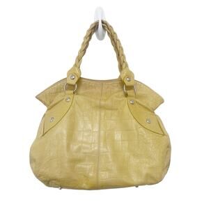 Roberta Gandolfi Yellow Leather Shoulder Bag